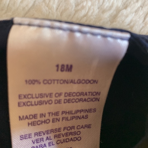 Blueberi Boulevard Polka Dot Daisy Dress EUC 18M Navy & Yellow - Picture 8 of 11